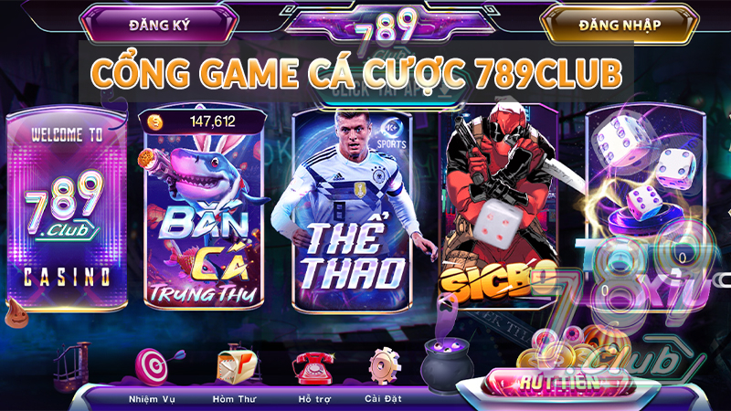 Cổng game cá cược 789club